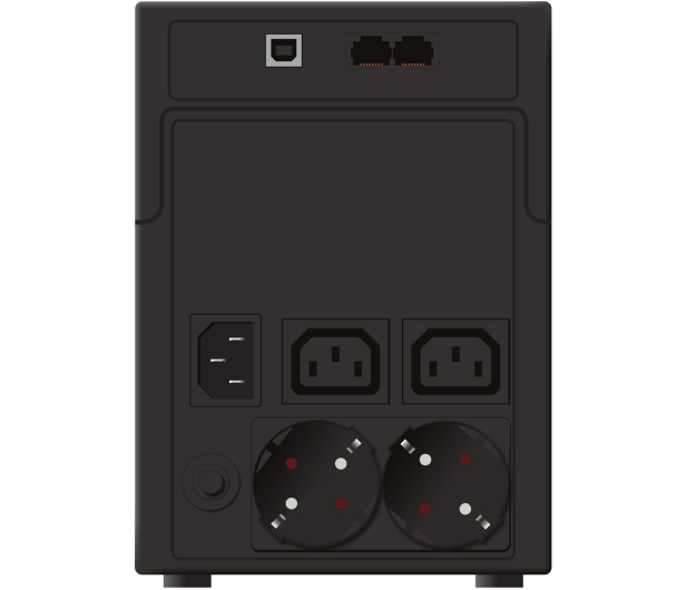 UPS POWER WALKER 1200VA 2X 230V PL + 2X IEC OUT - 253675 - zdjęcie 4